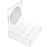 Sensea Organizer Box With Mirror Beauty Acrylic H.18 Cm ,